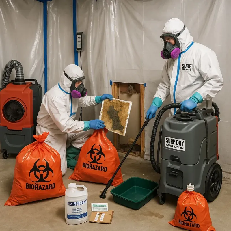 Contaminated Water Handling Protocols process in Heritage Creek, KY